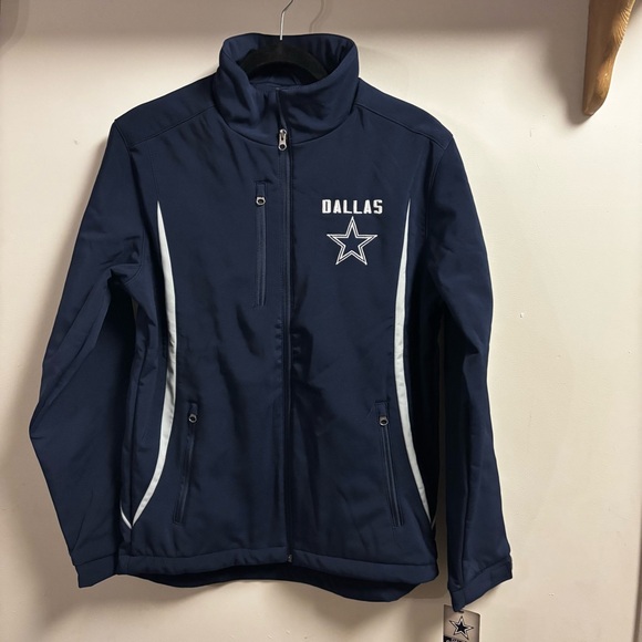 NFL Dallas Cowboys Navy Jacket with Star Emblem - Picture 1 of 7